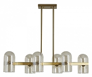 Светильник на штанге Freya Firefly FR5427PL-06BS цвет плафона/подвески Оранжевый, цвет арматуры Латунь