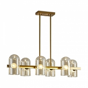 Светильник на штанге Freya Firefly FR5427PL-06BS цвет плафона/подвески Оранжевый, цвет арматуры Латунь-1