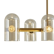 Светильник на штанге Freya Firefly FR5427PL-06BS цвет плафона/подвески Оранжевый, цвет арматуры Латунь-4