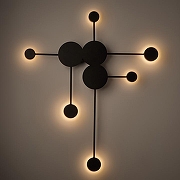 Накладной светильник Freya Wonder FR5440WL-L17B цвет плафона/подвески Черный, цвет арматуры Черный-3