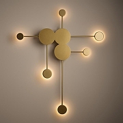 Накладной светильник Freya Wonder FR5440WL-L18G цвет плафона/подвески Золото, цвет арматуры Золото-3