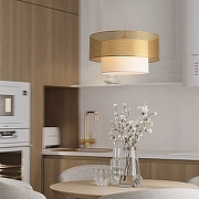 Подвесной светильник Freya Lattice FR5528PL-01BS цвет плафона/подвески Белый, Латунь, цвет арматуры Латунь-8