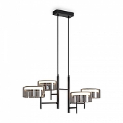 Люстра Freya Tower FR5536PL-L14B цвет плафона/подвески Светло-серый, цвет арматуры Черный-3