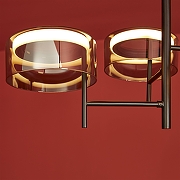 Люстра Freya Tower FR5536PL-L14B цвет плафона/подвески Светло-серый, цвет арматуры Черный-6