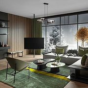 Люстра Freya Tower FR5536PL-L14B цвет плафона/подвески Светло-серый, цвет арматуры Черный-7