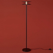 Торшер Freya Tower FR5537FL-L7B цвет плафона/подвески Светло-серый, цвет арматуры Черный-2