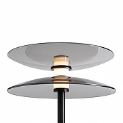 Торшер Freya Tower FR5537FL-L7B цвет плафона/подвески Светло-серый, цвет арматуры Черный-6