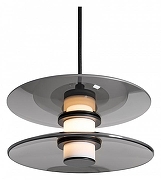 Подвесной светильник Freya Tower FR5537PL-L6B цвет плафона/подвески Светло-серый, цвет арматуры Черный