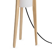 Торшер Freya Bliss FR5543FL-01T цвет плафона/подвески Белый, цвет арматуры Коричневый-6