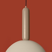 Подвесной светильник Freya Lotus FR5551PL-01CR цвет плафона/подвески Бежевый, цвет арматуры Черный-6