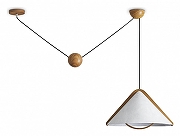 Подвесной светильник Freya Umbra FR5554CL-01T цвет плафона/подвески Белый, цвет арматуры Коричневый