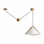 Подвесной светильник Freya Umbra FR5554CL-01T цвет плафона/подвески Белый, цвет арматуры Коричневый-2