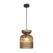 Подвесной светильник Freya Layla FR5558PL-01BR цвет плафона/подвески Коричневый, цвет арматуры Черный-3