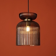 Подвесной светильник Freya Layla FR5558PL-01BR цвет плафона/подвески Коричневый, цвет арматуры Черный-4