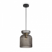 Подвесной светильник Freya Layla FR5558PL-01SM цвет плафона/подвески Светло-серый, цвет арматуры Черный-2