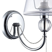 Бра Freya Beverly FR5661-WL-01-CH цвет плафона/подвески Прозрачный, цвет арматуры Хром-6