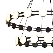 Люстра Freya Collar FR6180PL-L70B цвет плафона/подвески Белый, цвет арматуры Черный-4