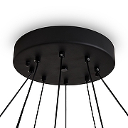 Люстра Freya Collar FR6180PL-L70B цвет плафона/подвески Белый, цвет арматуры Черный-5