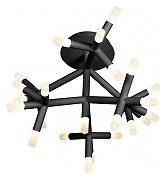 Люстра iLedex Savage FS-017-X25 BK 