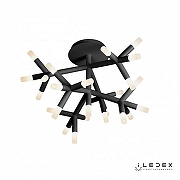 Люстра iLedex Savage FS-017-X25 BK цвет плафона/подвески Белый, цвет арматуры Черный-2