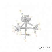 Люстра iLedex Savage FS-017-X25 WH цвет плафона/подвески Белый, цвет арматуры Белый-1