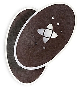 Накладной светильник Ambrella Light FA FW110 цвет плафона/подвески Белый, цвет арматуры Коричневый