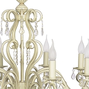 Люстра Arti Lampadari Gioia Gioia E 1.1.8.602 CG цвет плафона/подвески Прозрачный, цвет арматуры Золото, Коричневый-2