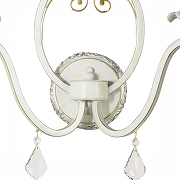 Бра Dio D’Arte Grappolo Grappolo E 2.1.2.200 W цвет плафона/подвески Прозрачный, цвет арматуры Белый-3