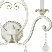 Бра Dio D’Arte Grappolo Grappolo E 2.1.2.200 W цвет плафона/подвески Прозрачный, цвет арматуры Белый-4