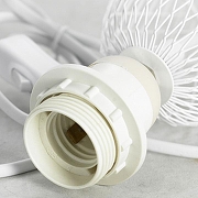 Настольная лампа Lussole Lattice GRLSP-0561 цвет плафона/подвески Белый, цвет арматуры Белый-2