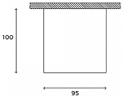 Накладной светильник Hesby Lighting Flux HSBL_0120 цвет плафона/подвески Черный, цвет арматуры Черный-7