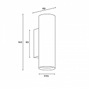 Накладной светильник Hesby Lighting Edge HSBL_0126 цвет плафона/подвески Черный, цвет арматуры Черный-5