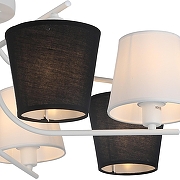 Люстра ILLUMICO Base IL8135-8COU-79 WH Base цвет плафона/подвески Белый, Коричневый, цвет арматуры Белый-2
