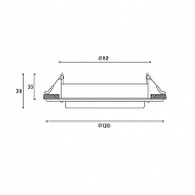 Встраиваемый светильник Hesby Lighting Aurora HSBL_0132 цвет Белый-6