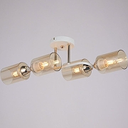 Светильник на штанге ILLUMICO Bice IL8148-4COU-79 WH GD Bice цвет плафона/подвески Тонированный, цвет арматуры Белый, Золото