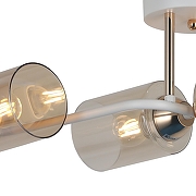 Светильник на штанге ILLUMICO Bice IL8148-6COU-79 WH GD Bice цвет плафона/подвески Тонированный, цвет арматуры Белый, Золото-2