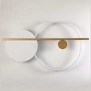 Накладной светильник Inodesign Round INO_Round White 44.4680 цвет плафона/подвески Белый, цвет арматуры Золото