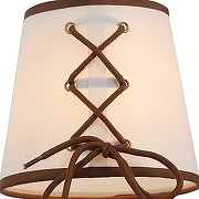 Люстра ILLUMICO Clara IL6103-8COU-79 CF CR Clara цвет плафона/подвески Белый, Коричневый, цвет арматуры Коричневый-1