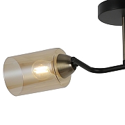 Светильник на штанге ILLUMICO Bice IL8148-2COU-79 BK BR Bice цвет плафона/подвески Тонированный, цвет арматуры Бронза, Черный-2