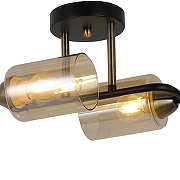 Светильник на штанге ILLUMICO Bice IL8148-4COU-79 BK BR Bice цвет плафона/подвески Тонированный, цвет арматуры Бронза, Черный-1