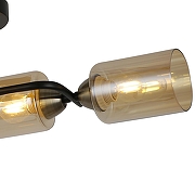Светильник на штанге ILLUMICO Bice IL8148-4COU-79 BK BR Bice цвет плафона/подвески Тонированный, цвет арматуры Бронза, Черный-2