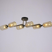 Светильник на штанге ILLUMICO Bice IL8148-6COU-79 BK BR Bice цвет плафона/подвески Тонированный, цвет арматуры Бронза, Черный