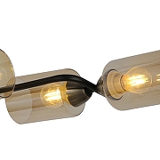 Светильник на штанге ILLUMICO Bice IL8148-6COU-79 BK BR Bice цвет плафона/подвески Тонированный, цвет арматуры Бронза, Черный-2