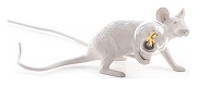 Настольная лампа Inodesign Seletti Mouse INO_Seletti Mouse 43.266 цвет плафона/подвески , цвет арматуры Белый