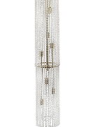 Люстра на штанге Arti Lampadari Lazio Lazio E 1.9.25.501 G цвет плафона/подвески Прозрачный, цвет арматуры Золото-1