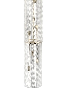 Люстра на штанге Arti Lampadari Lazio Lazio E 1.9.25.502 G цвет плафона/подвески Прозрачный, цвет арматуры Золото-1