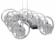 Люстра Manne Elsa L.4306-8BL цвет плафона/подвески Прозрачный, цвет арматуры Хром