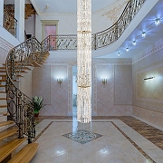 Люстра на штанге Arti Lampadari Lazio Lazio E 1.9.25.501 N цвет плафона/подвески Прозрачный, цвет арматуры Никель-3
