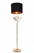 Торшер LUMINA DECO Fabi LDF 5529 F.GD+BK цвет плафона/подвески Золото, Черный, цвет арматуры Золото-1