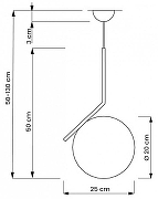 Подвесной светильник LUMINA DECO Sorento LDP 1215-200 WT+GD цвет плафона/подвески Белый, цвет арматуры Золото-4